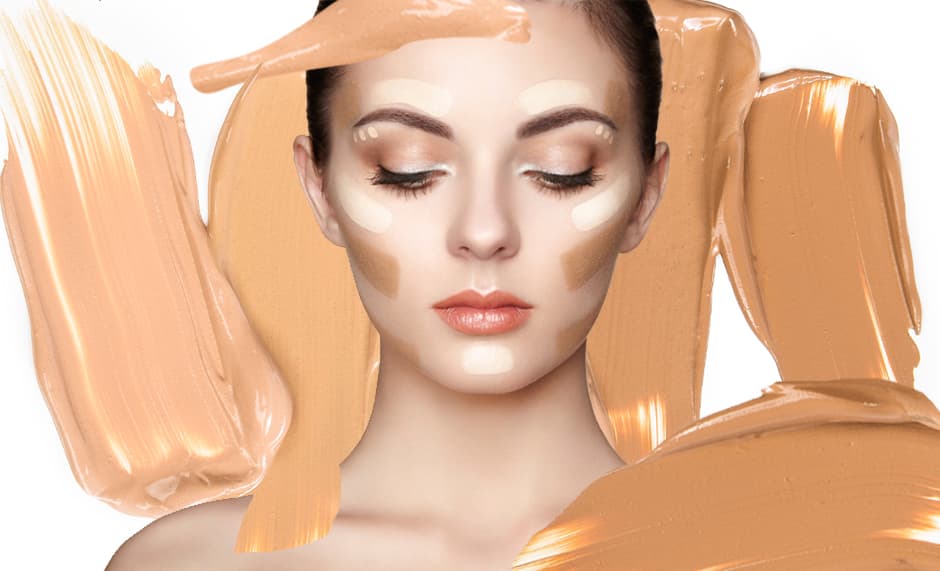 Di no a las capas pesadas de maquillaje