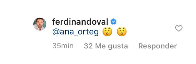 La reacción de Ferdinando Valencia fue tal que se quedó sin palabras y contestó con un par de emoticonos con los que dejó ver su sorpresa ante el vaticinio. 
<br>