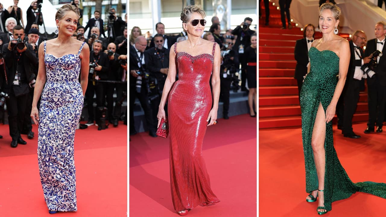 Sharon Stone en el Festival de Cannes 2022