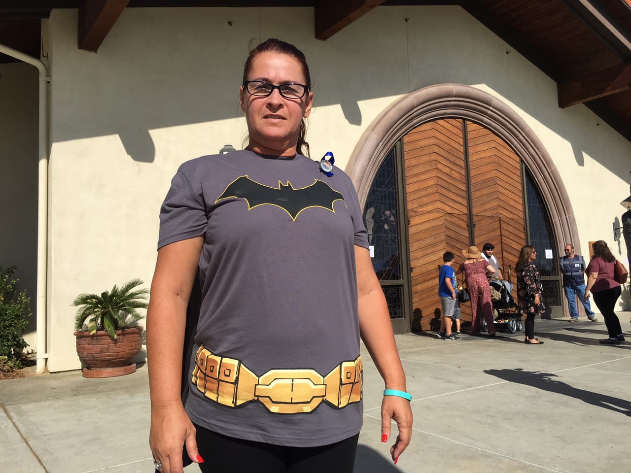 Los demás llevaron camisetas de batman, flash y otros superhéroes.