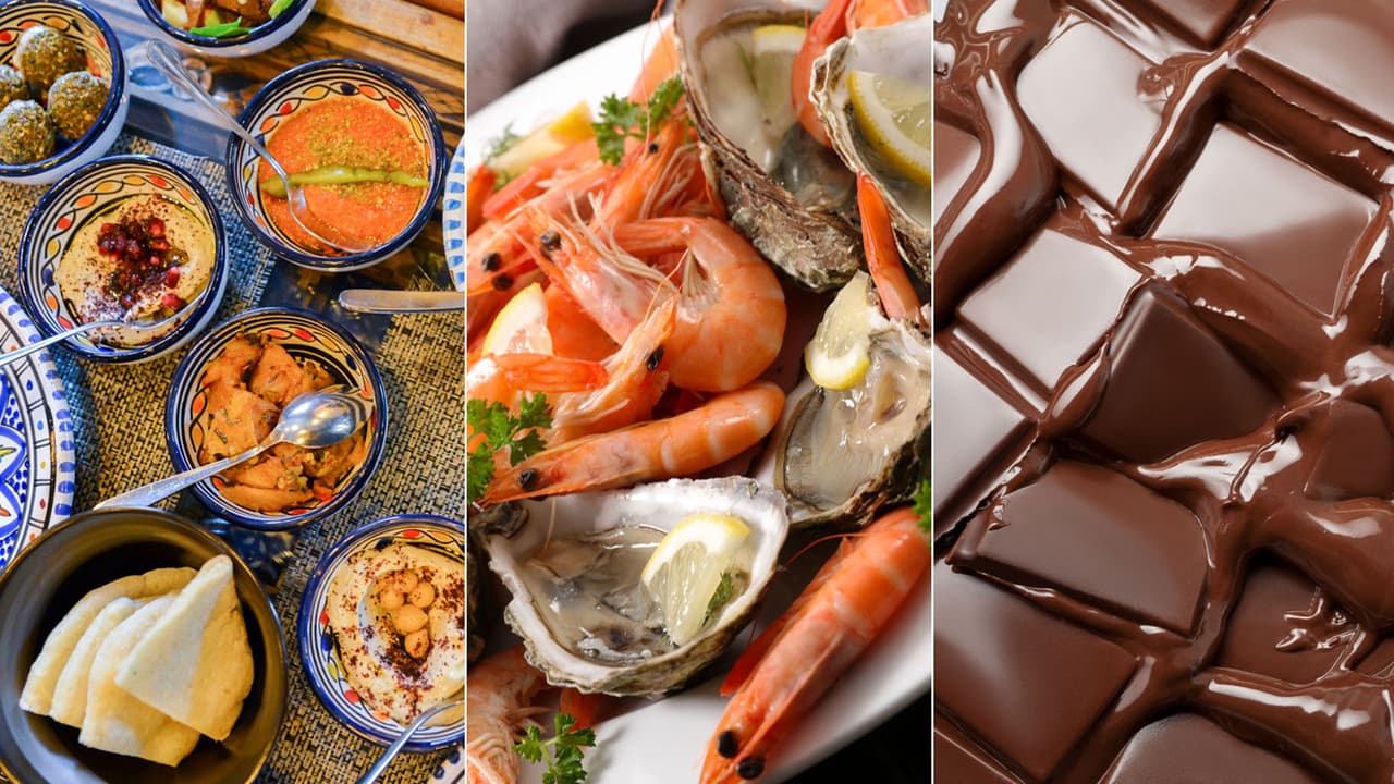 ShakiraComida árabe, mariscos y chocolote, la definición del paraíso gastronómico para Shakira.