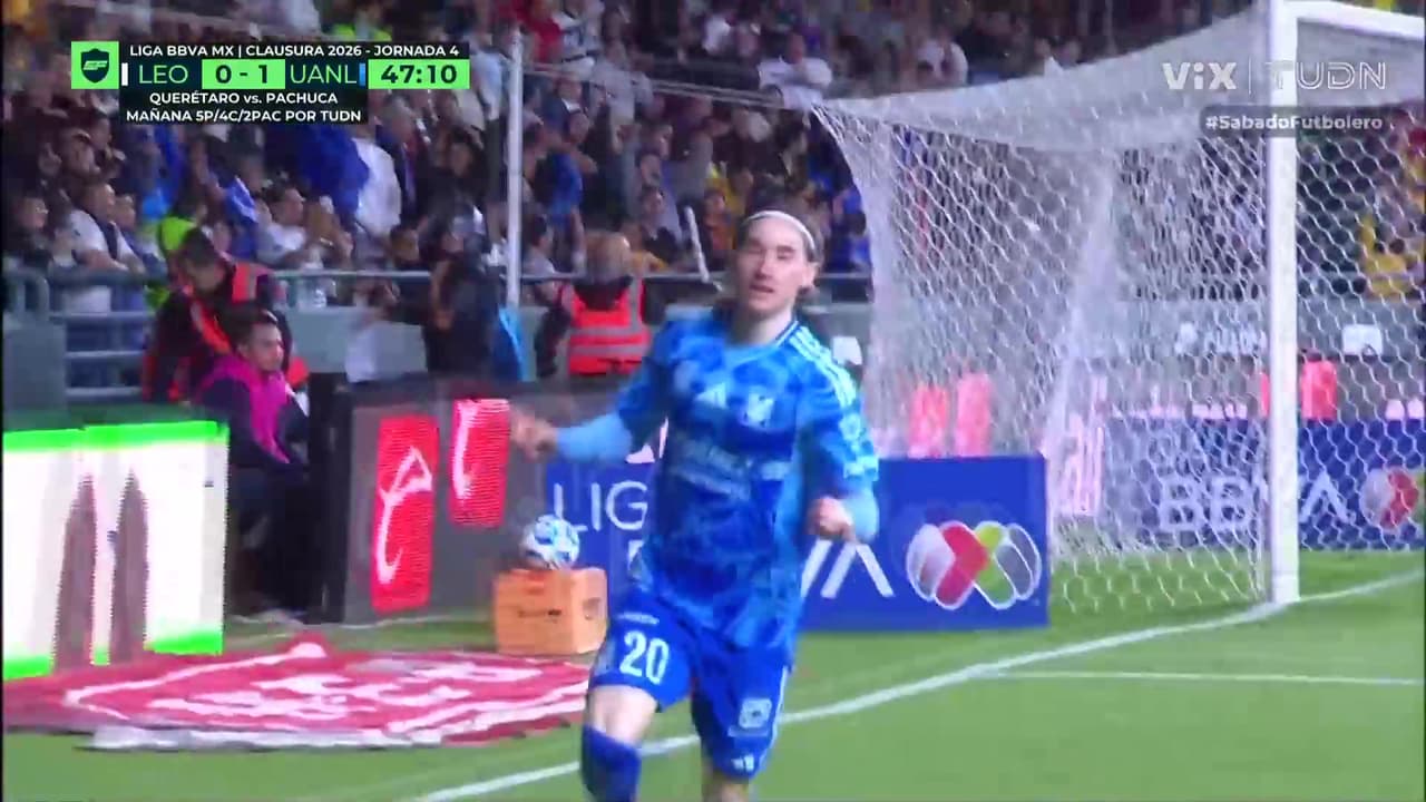 ¡Vaya golazo! Marcelo Flores hace magia y marca el 0-1 al León