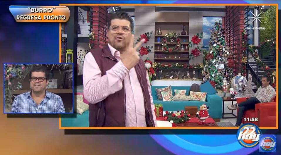 Jorge 'El Burro' Van Rankin
<b><a href="https://www.youtube.com/watch?v=5M8KFExWL2I" target="_blank">se despidió</a></b> la semana pasada de
<b><a href="https://www.univision.com/shows/hoy" target="_blank">Hoy. </a></b>
<br>