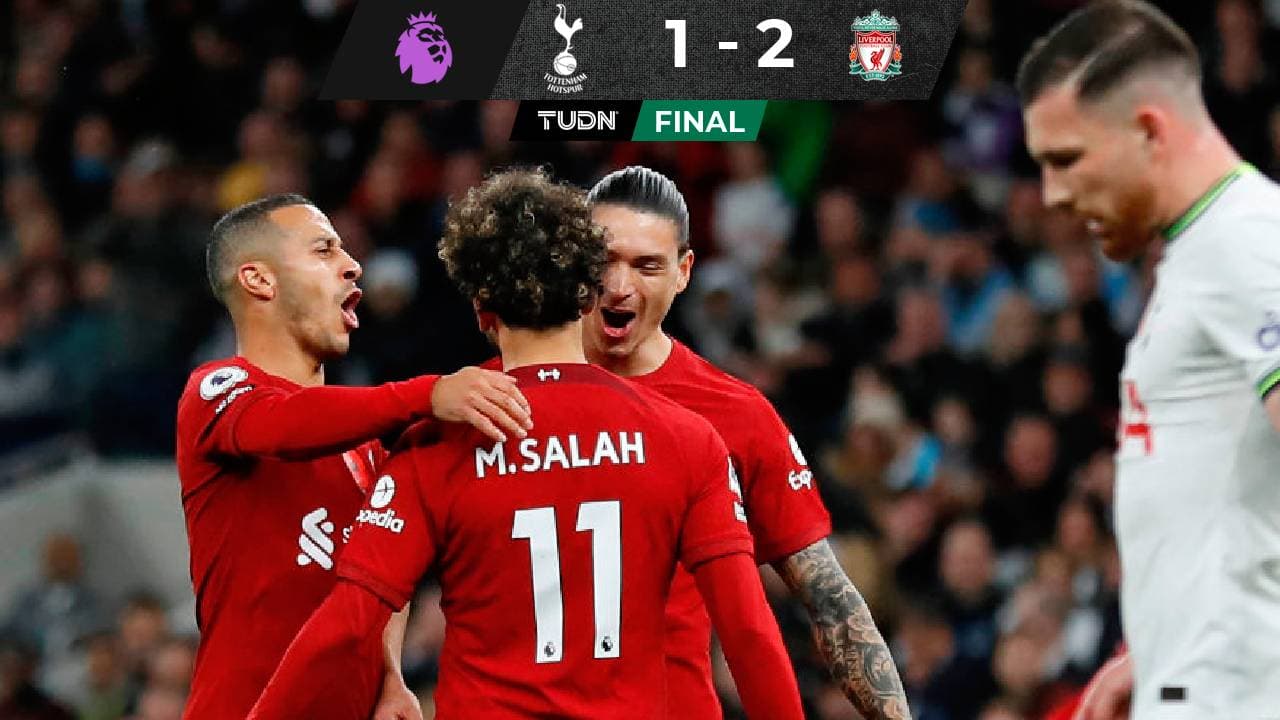 Con doblete de Salah, Liverpool venció al Tottenham en la Premier