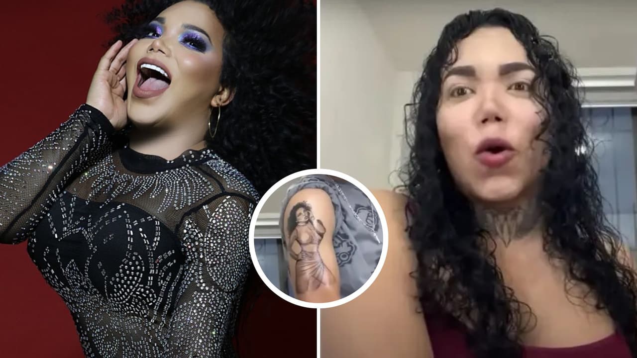 Novio de Paolita Suárez se tatúa foto de ‘La Perdida’ y sus fans la comparan con Belinda