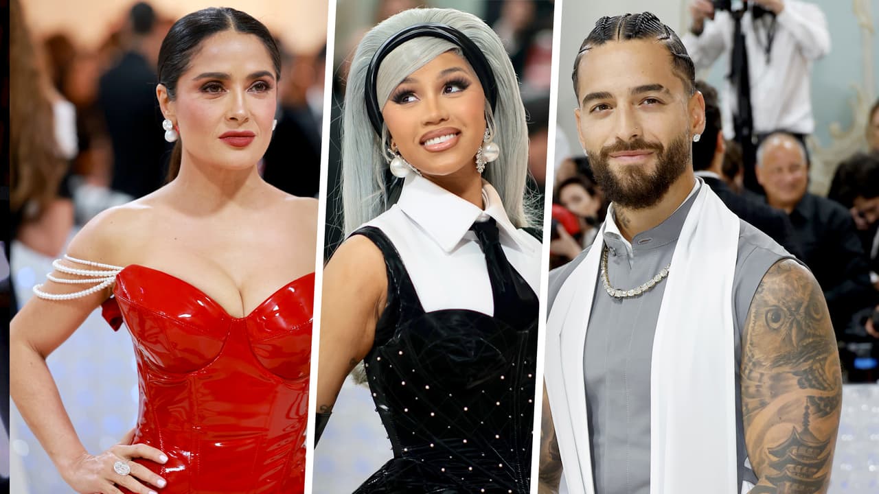 Cardi B muy emocionada al desfilar con latinos como Salma Hayek y Maluma en la Met Gala