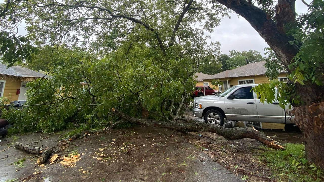 En el noreste de Houston el escenario fue muy parecido al de otros vecindarios a lo largo de la ciudad.