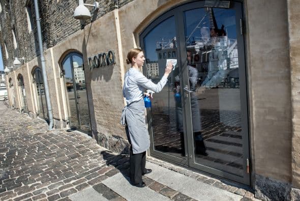 Una de las partes externas de este afamado restaurante.