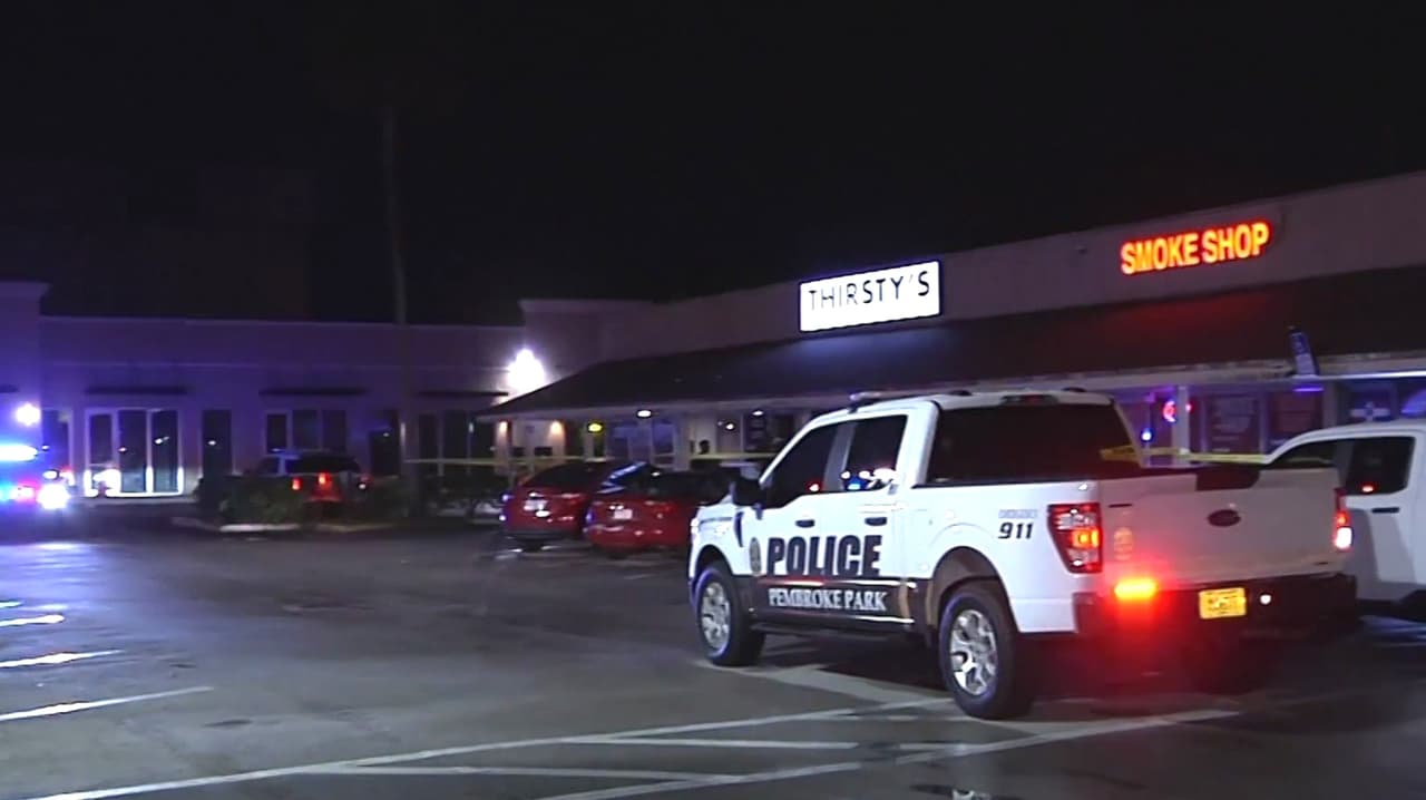 Tiroteo en bar de Pembroke Park deja un herido y un prófugo