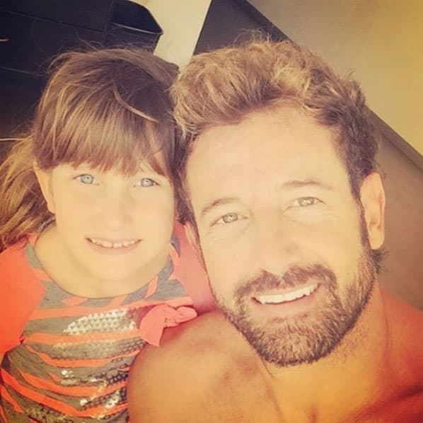 Elissa Marie ya tiene siete años y es la que más se parece a su guapo papá.