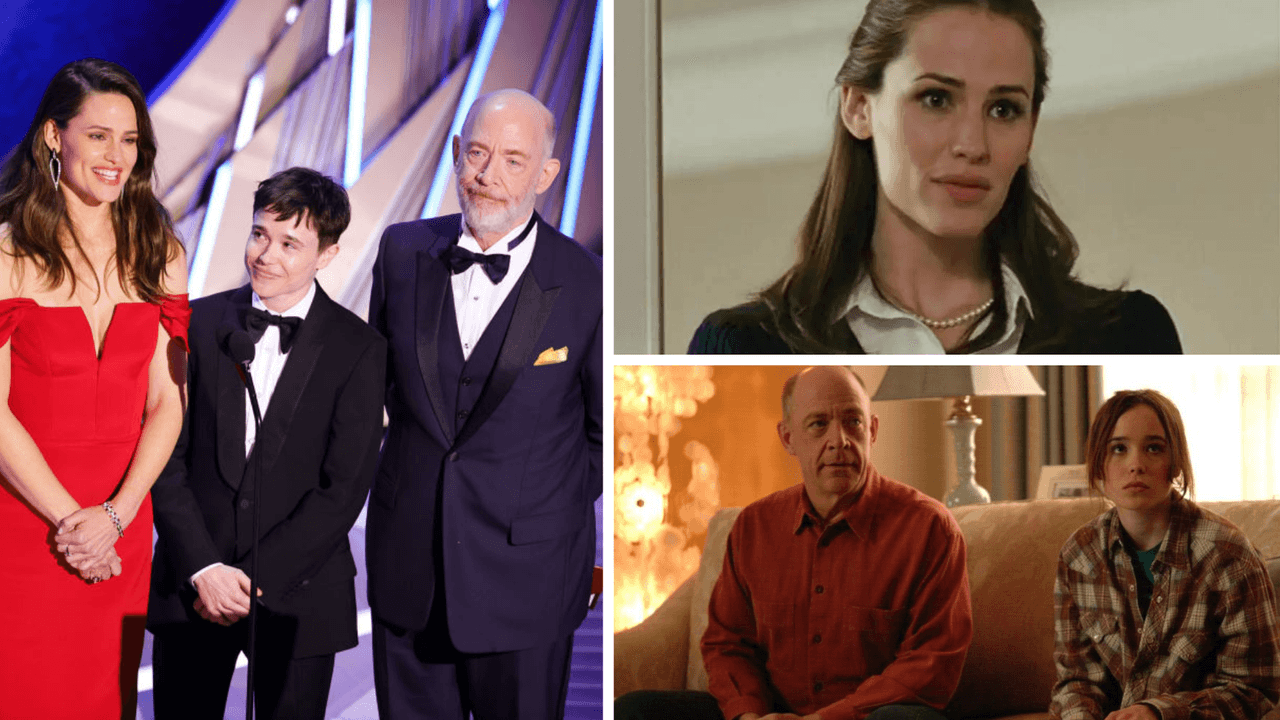 Actores Jennifer Garner, Elliot Page y J.K. Simmons