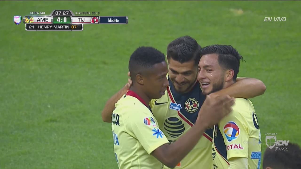 Cuarto del América, segundo de Henry Martín; América a la final
