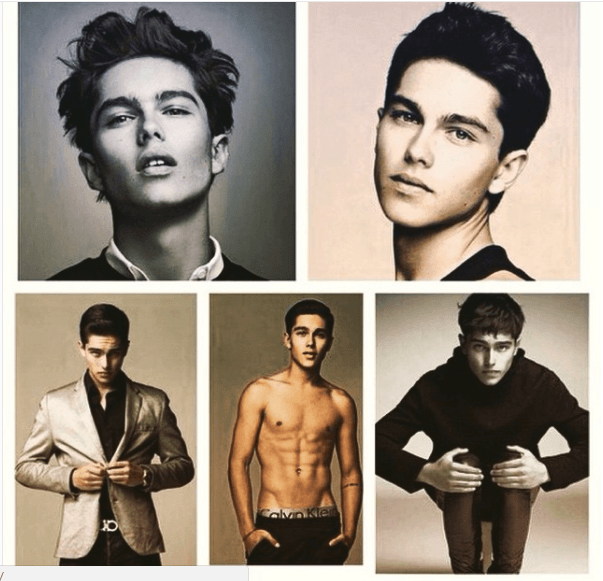 Este jovencito heredó todo el porte de galán de su padre, ¿no lo crees?