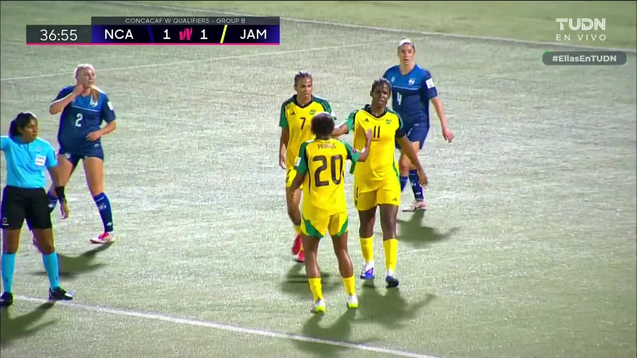 ¡Jamaica lo empata! Shaw remata y la pone lejos del alcance de la portera