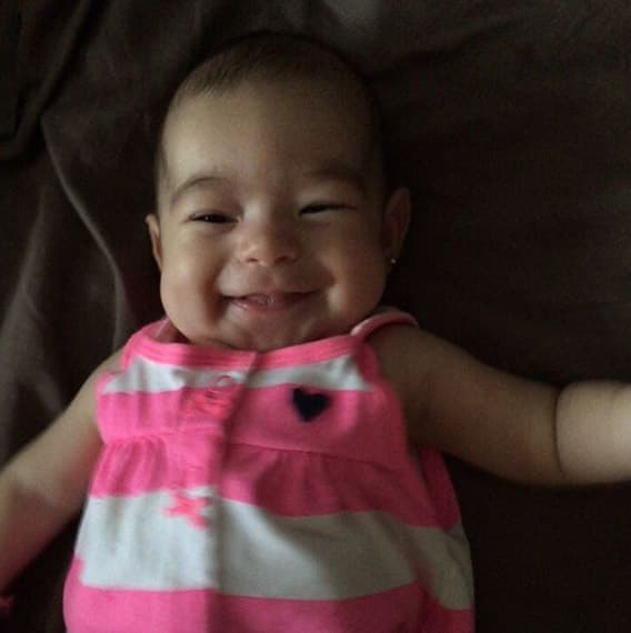 Así de feliz despierto todos los días.