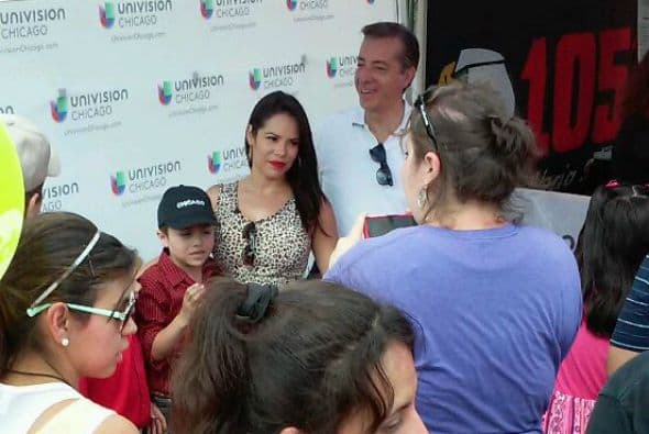 Ericka Pino y Jorge Barbosa fueron de los primeros en llegar.