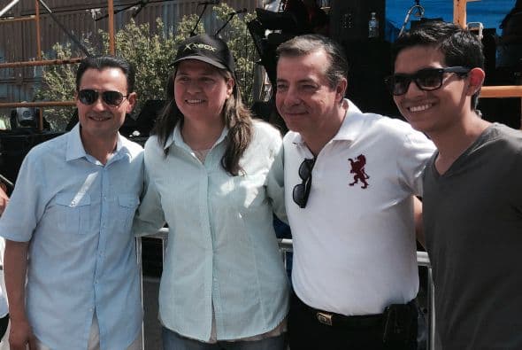 Junto a Enrique Rodríguez.