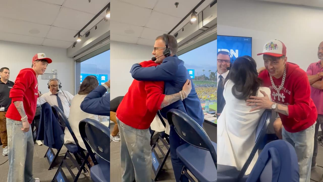 Peso Pluma se mete al palco y explica por qué apoya al Toluca y no al América