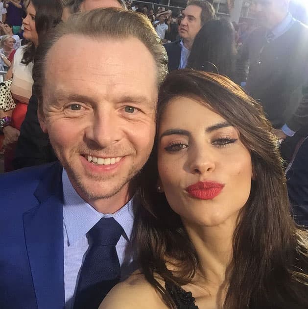Y con Simon Pegg, otro astro de la secuela.