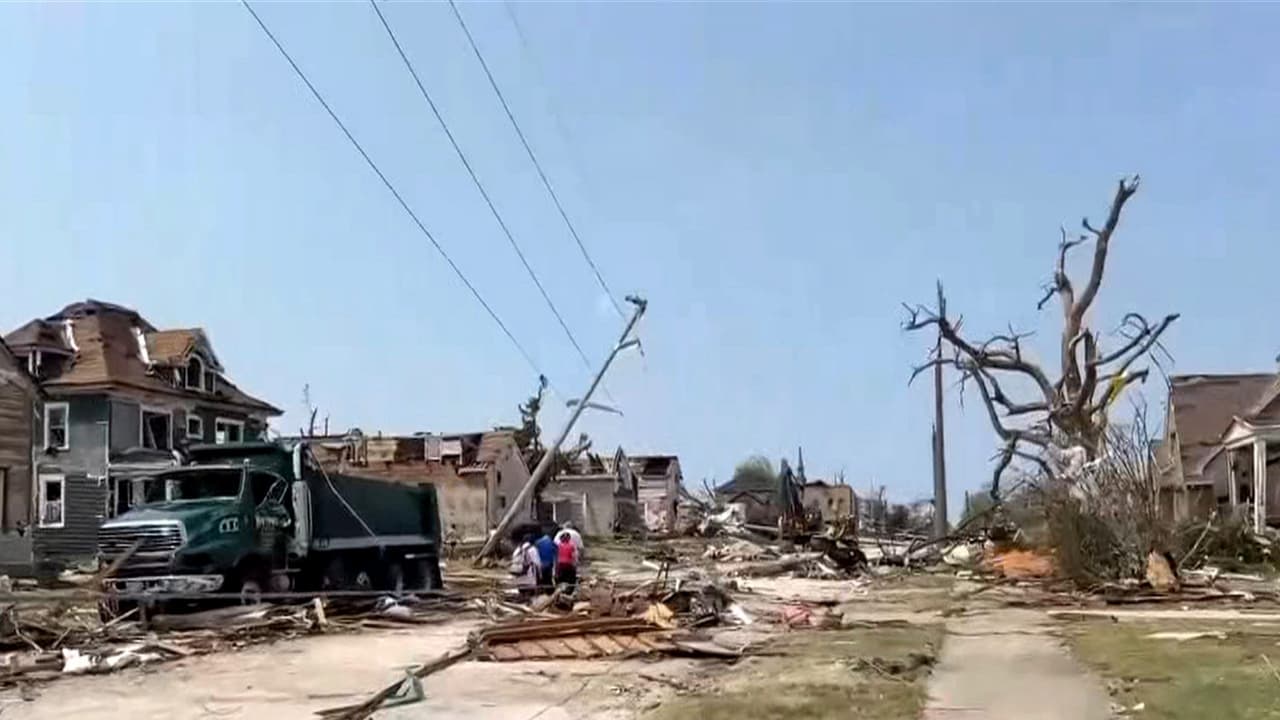 Así luce hoy Menasha, una de las 'zonas cero' tras el paso de devastador tornado por Wisconsin