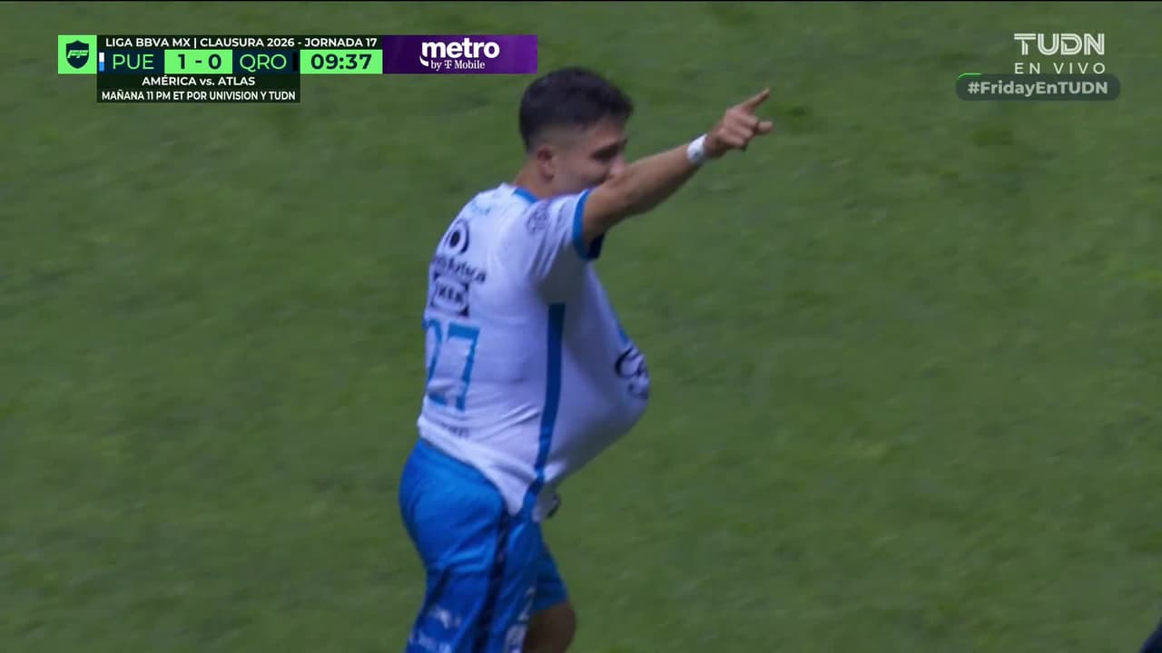 ¡Gol de Puebla! Garnica agradece el regalito para el 1-0