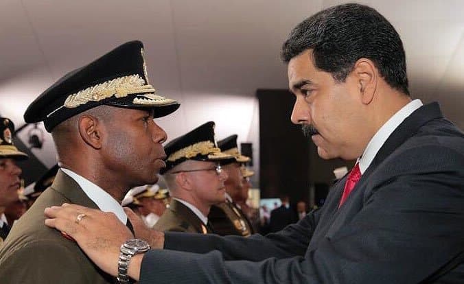 Gen Cristopher with Maduro