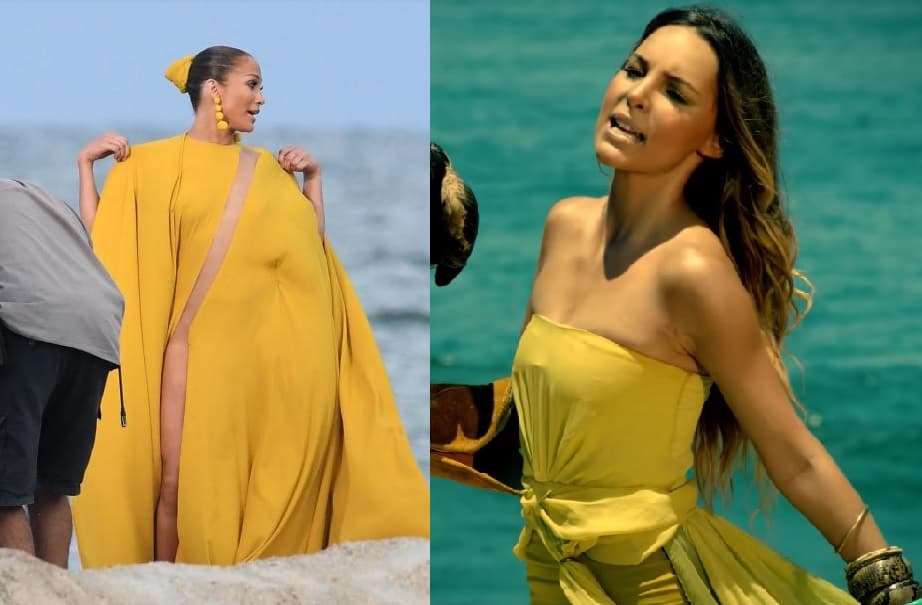 Jlo le copia a Belinda, aseguran fans y hacen comparación de los videos