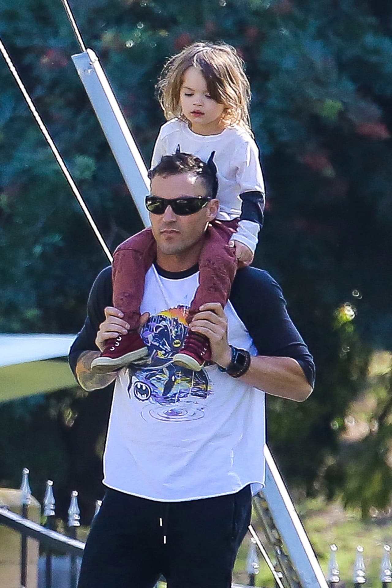 Bodhi Ransom también parecía más serio que a actriz.