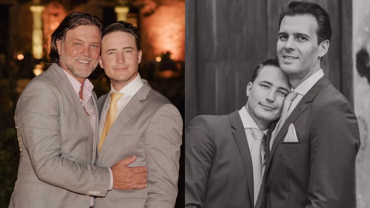 Hijo de René Strickler celebra su primer aniversario de boda religiosa