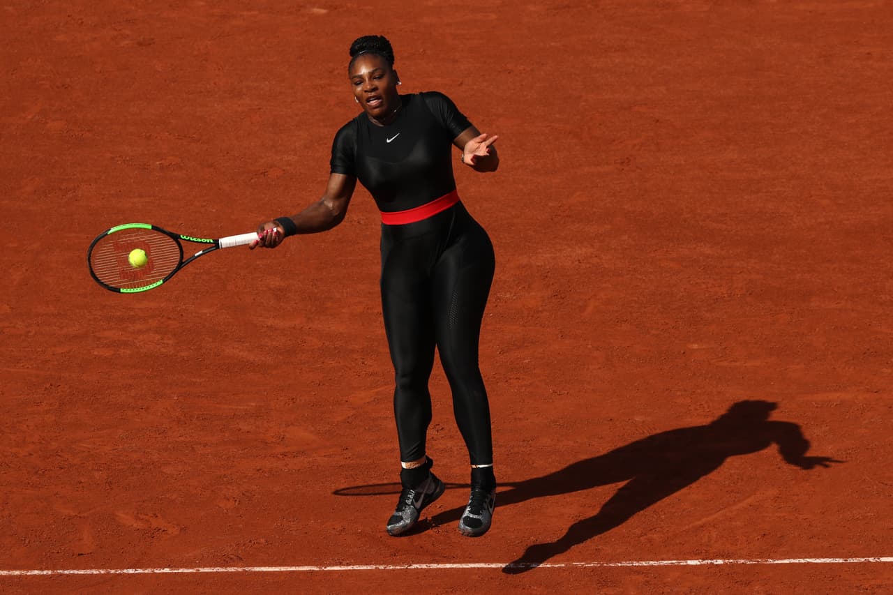 Así luce el outfit 'prohibido' de Serena Williams.