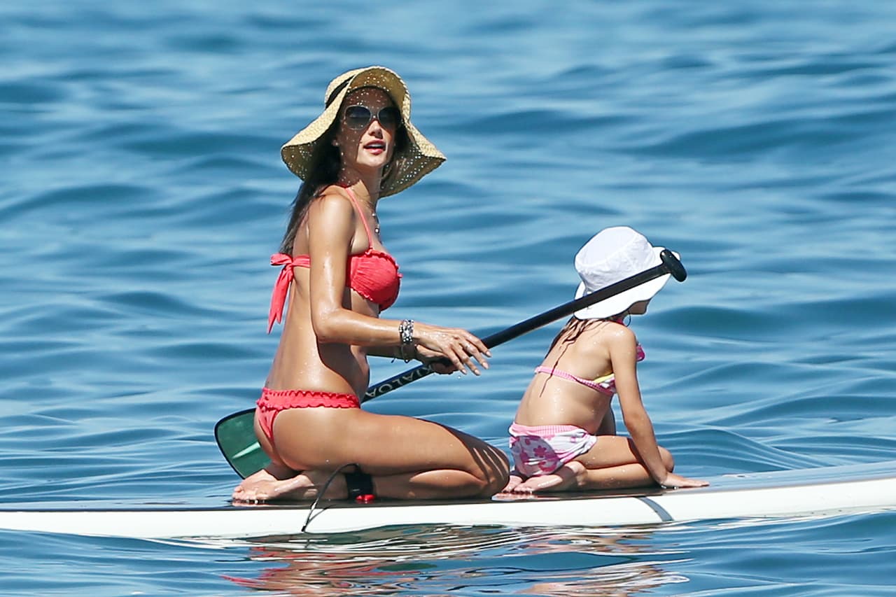 Ambrosio ha sido varias veces captada practicando esta actividad.