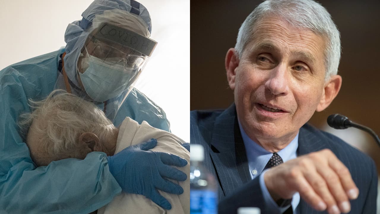 <b>El doctor Anthony Fauci y los trabajadores de atención médica de primera línea.</b> La crisis del covid-19 detuvo al mundo pero un grupo de trabajadores esenciales tuvo que seguir adelante. El personal de los hospitales abarrotados, los empleados del correo, los trabajadores del transporte y muchos otros, arriesgaron sus vidas y al hacerlo salvaron muchas otras. Uno de esos trabajadores de la primera línea, que pasa parte de su día haciendo rondas en hospitales, Anthony Fauci. Es el jefe del Instituto Nacional de Alergias y Enfermedades Infecciosas y uno de los científicos más influyentes en los Estados Unidos en 2020.
<a href="https://www.univision.com/noticias/salud/vacuna-coronavirus-covid-19-de-pfizer-aprobacion-de-fda"><u>Siga aquí nuestra cobertura del coronavirus</u></a>
<br>