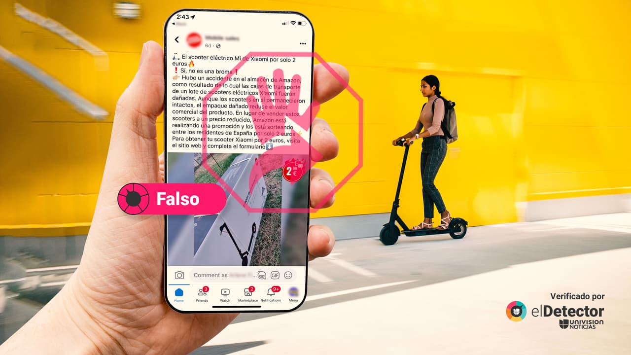 Amazon NO está sorteando scooters eléctricos: es una estafa