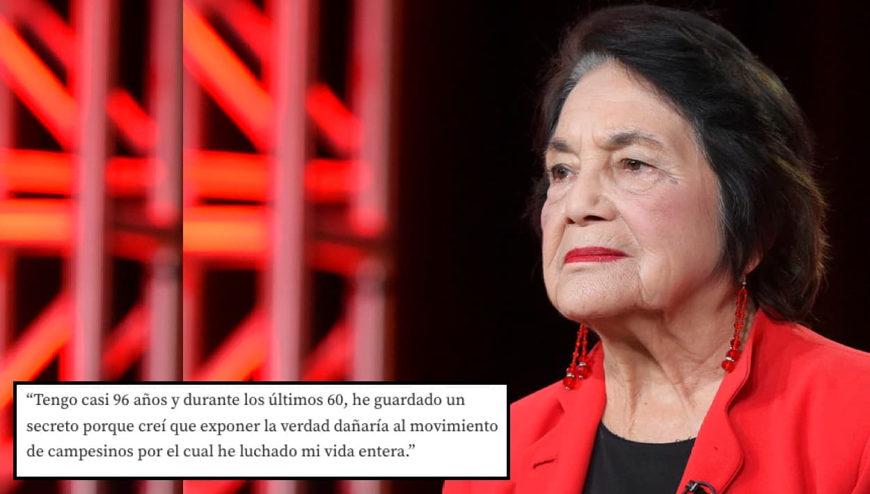 En un extenso mensaje que colgó a través de redes sociales como Facebook e Instagram, Dolores Huerta admitió la razón que la llevó callar sobre las 
<b><a href="https://www.univision.com/shows/noticiero-univision/acusaciones-por-abuso-sexual-contra-activista-cesar-chavez-sacude-tambien-al-mundo-politico-video" target="_blank">dos ocasiones en las que César Chávez abusó de ella</a></b>, embarazándola.
