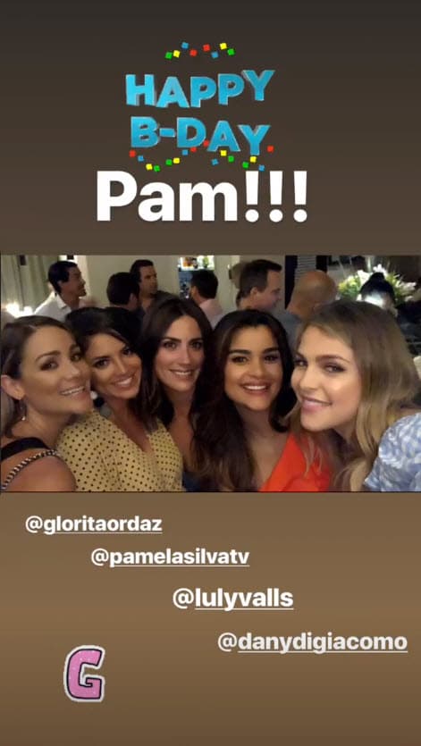 Además todos se unieron para cantarle 'Happy Birthday' a la conductora peruana.