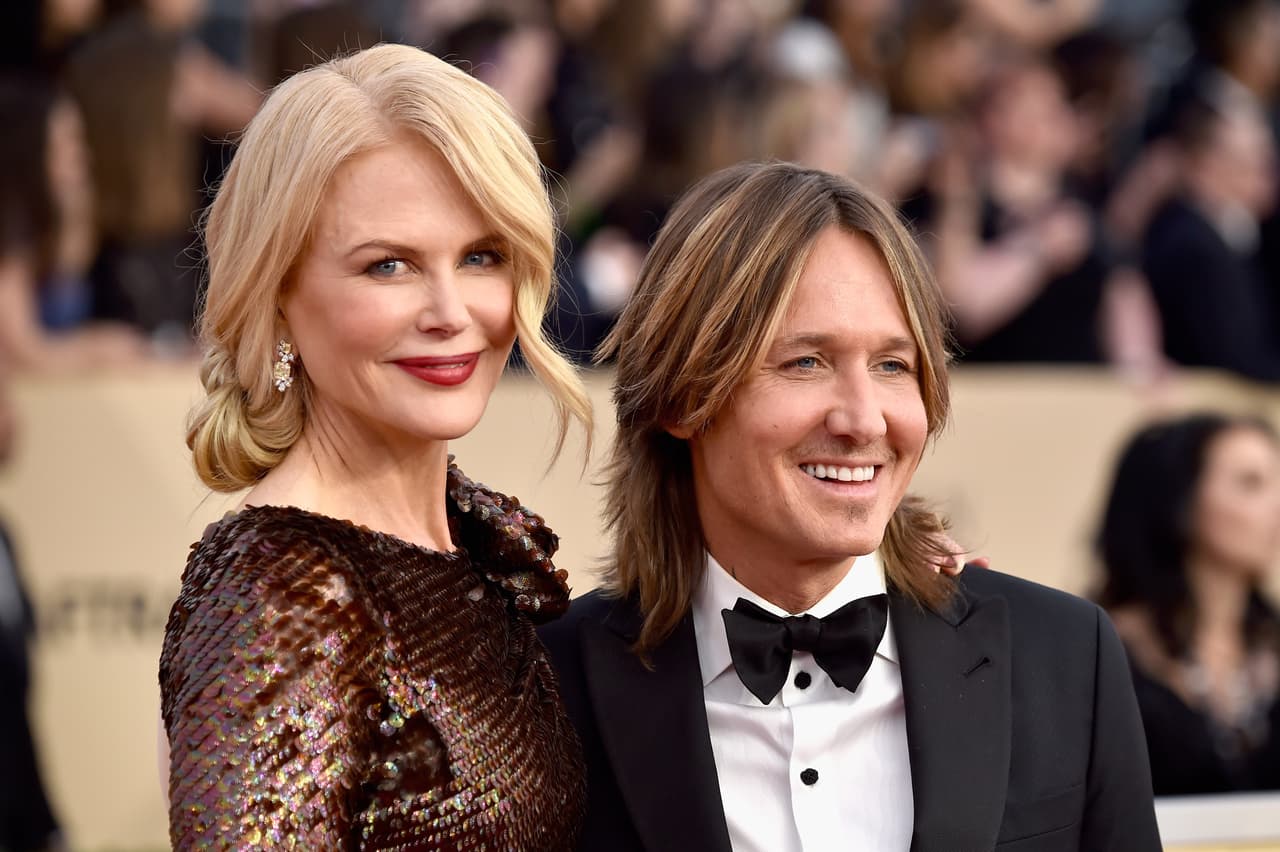Nicole Kidman pasó por la alfombra roja acompañada por su esposo Keith Urban.