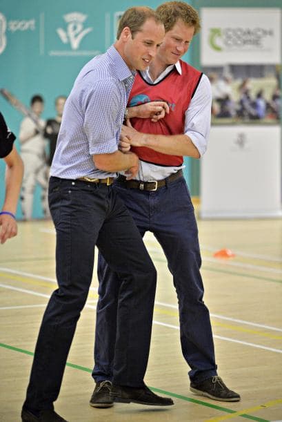 ¡William y Harry son como niños!