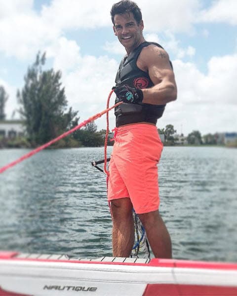 Para Cristián hacer deporte es un estilo de vida, y aunque tenga proyectos en la televisión, siempre encuentra el tiempo necesario para ejercitarse.