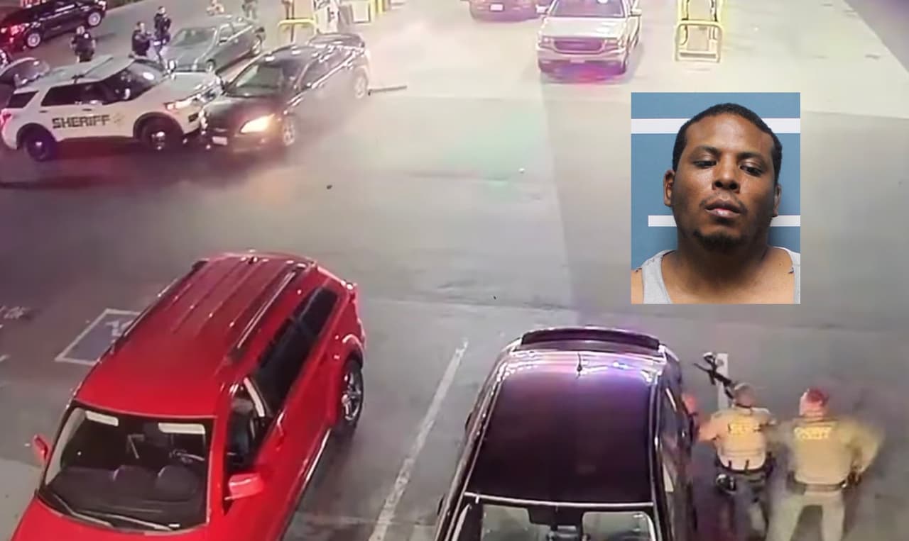 Conductor impacta contra carro policial luego de robar un vehículo en el condado de Tulare