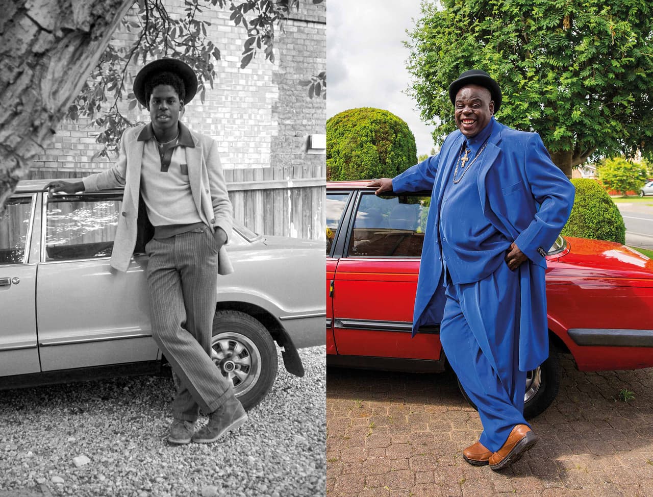 Paul Smith fue fotografiado junto a un auto Ford Cortina en 1980, cuando era portero del hospital local. Ahora es presentador de radio y en junio de 2021 posó en un auto similar para repetir la escena.
<br>
<br>Poco a poco Porsz convenció a muchos de los que estaban en sus antiguas fotos de que regresaran a los mismos lugares para posar con otros que también allí habían estado. Para 2016 ya tenía 134 fotografías de esos reencuentros y con ellas
<a href="https://www.chrisporsz.com/"><u>construyó su primer libro: ‘</u><i>Reunions’</i></a>
<i>.</i>