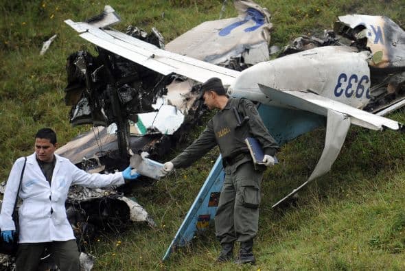 La avioneta había despegado del aeropuerto local "Enrique Olaya Herrera", de Medellín, y su tripulante perdió todo contacto con la torre de control pocos minutos después de haber partido de la terminal.