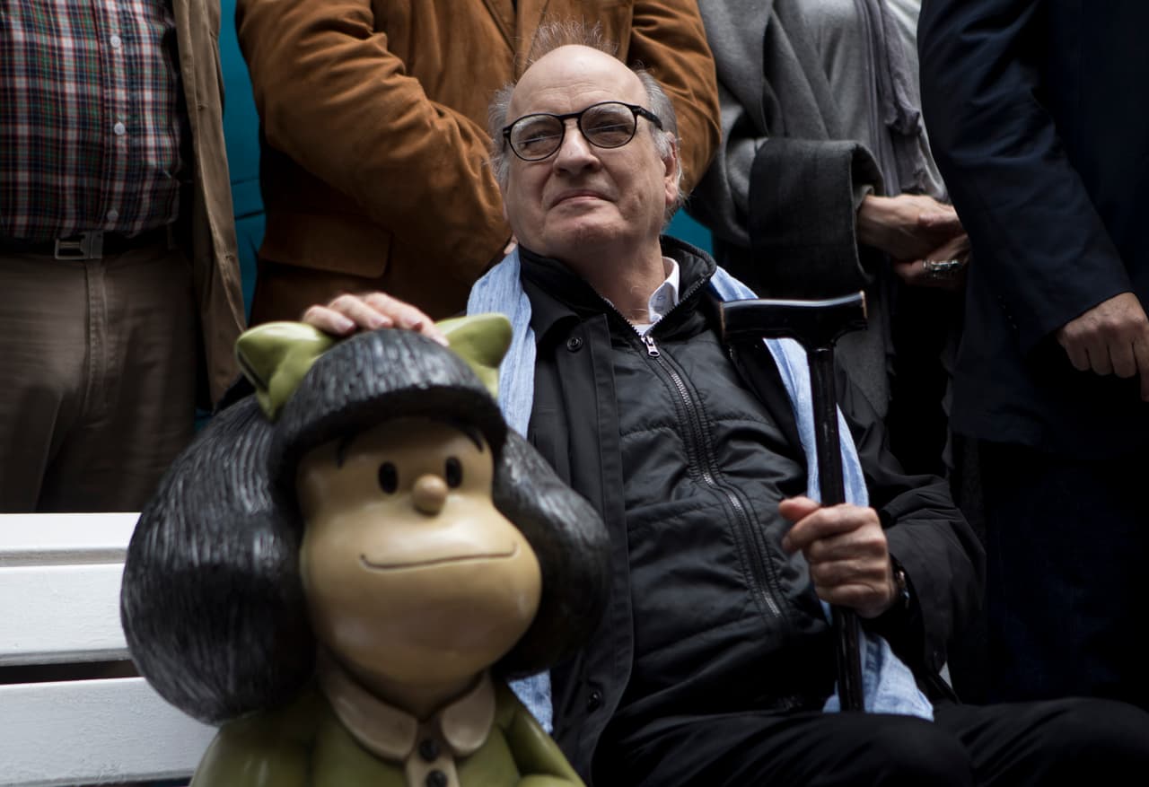 Muere a los 88 años Quino, el mítico creador de la popular tira cómica Mafalda