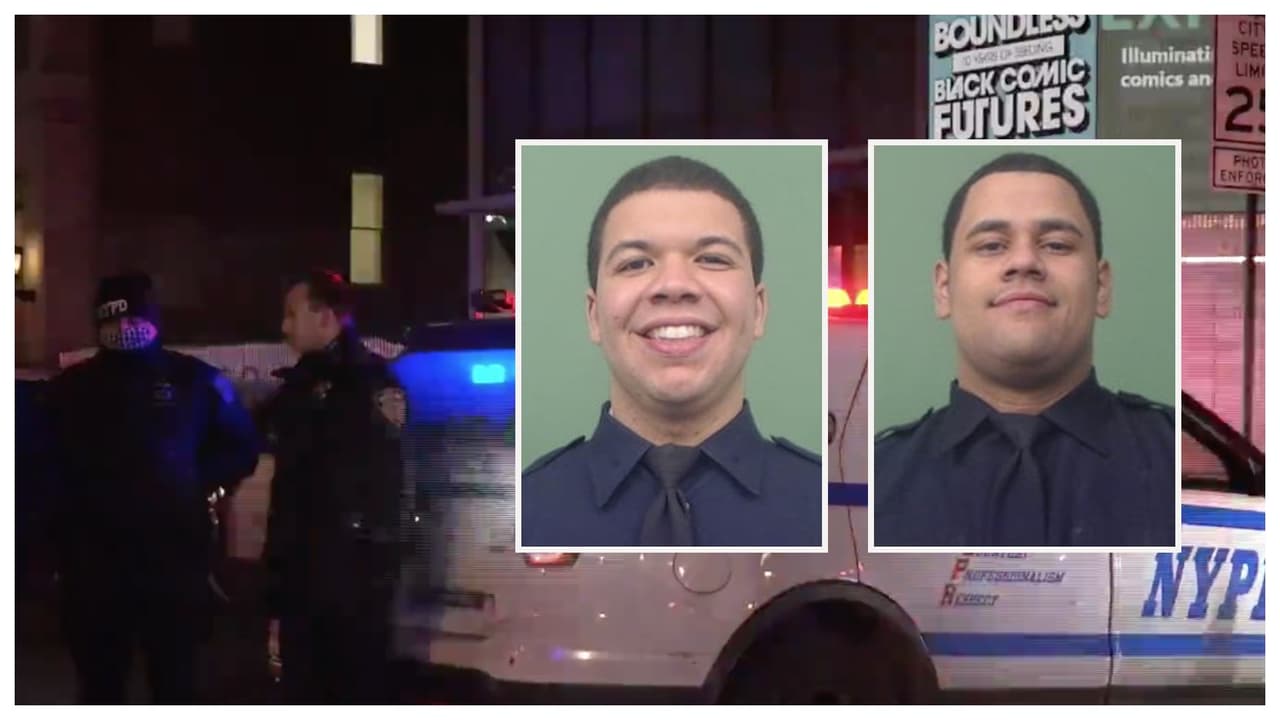 Dos policías hispanos de NYPD, víctimas en tiroteo en Harlem; uno murió y otro está gravemente herido