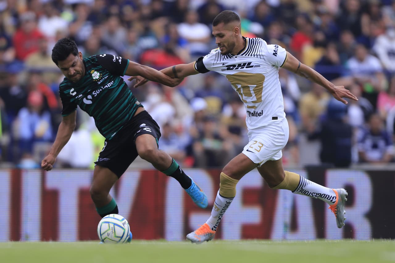 Goleada escandalosa a Pumas por parte de Santos por marcador de 5-1 en el Estadio Olímpico Universitario en la Jornada 10 del Apertura 2022 de la Liga MX.