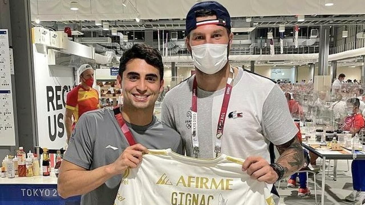 Gignac, toda una estrella en la Villa Olímpica de Tokyo 2020