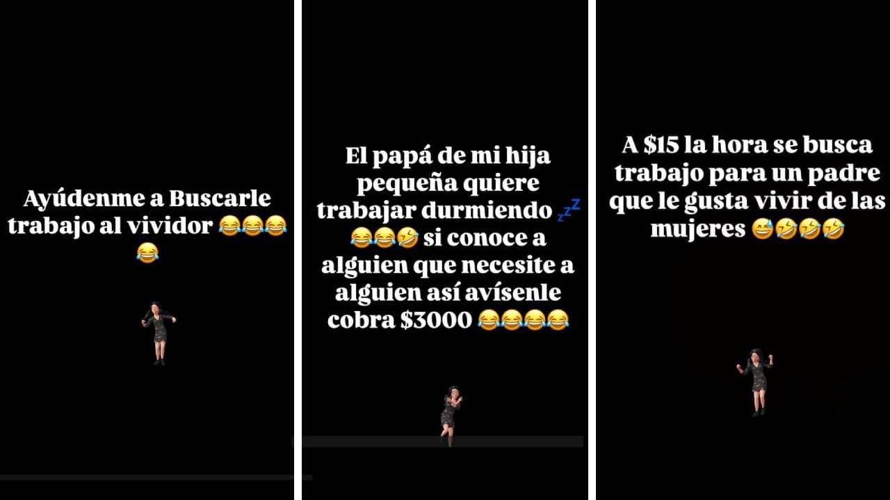 Carolina Sandoval pide ayuda para conseguirle trabajo a su expareja.