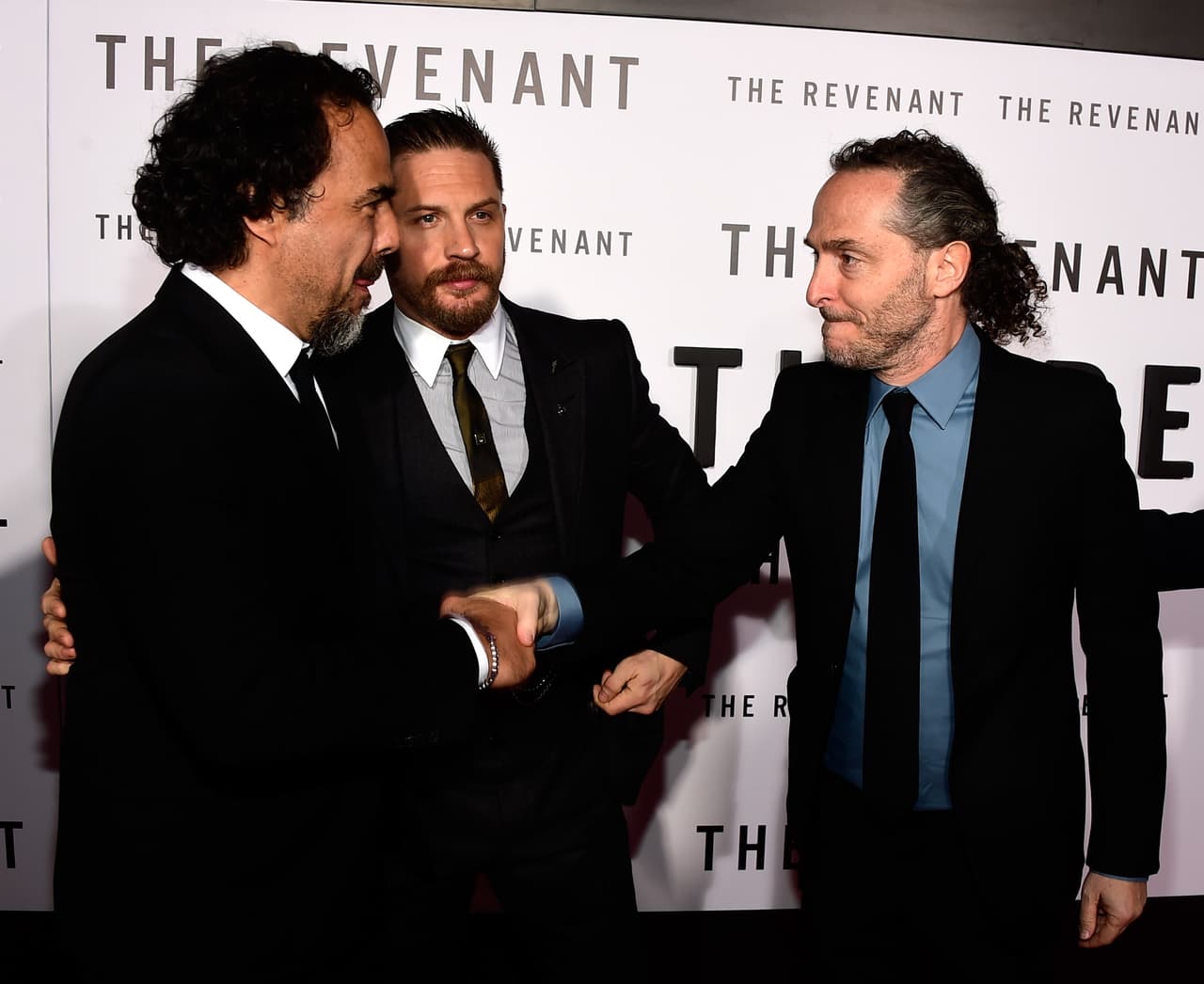 Premiere Of 20th Century Fox And Regency Enterprises' 'The Revenant' - Red Carpet - Iñárritu and Lubezki