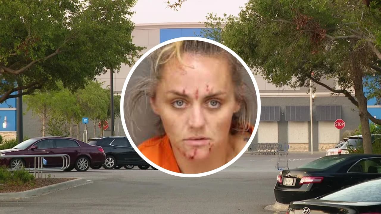 Arrestan a mujer que habría atropellado a madre e hijo frente a un Walmart en Tampa