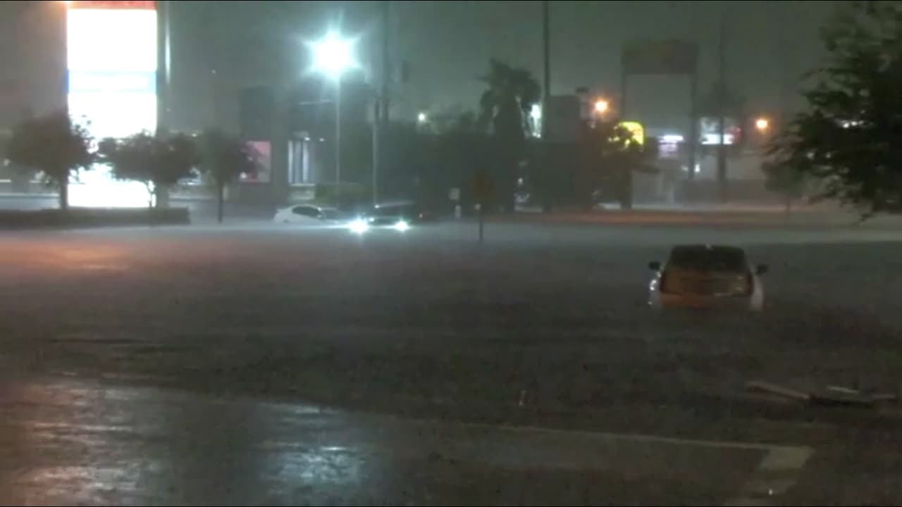 Some drivers ignored the warnings by authorities to stay indoors.