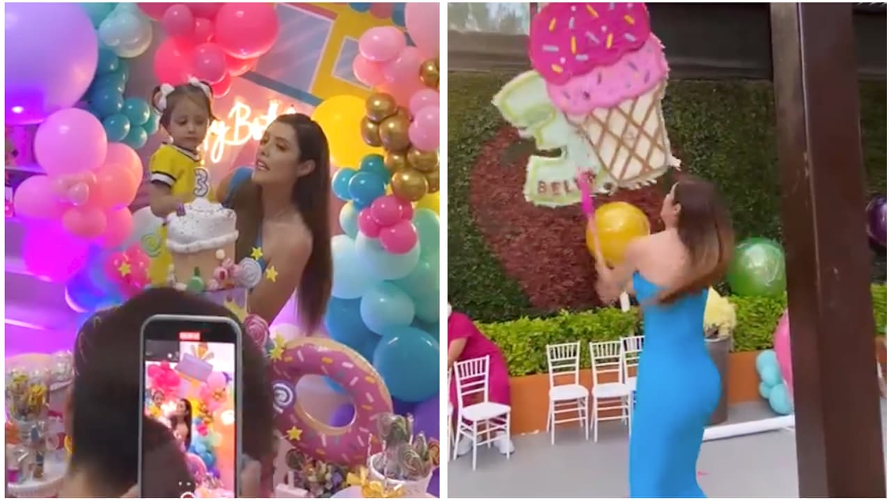 La "dulce" fiesta que Marlene Favela le hizo a su hija Bella: hubo golosinas por doquier